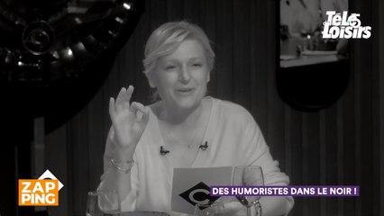 C à vous : l'interview insolite d'Anne-Elisabeth Lemoine dans le noir complet