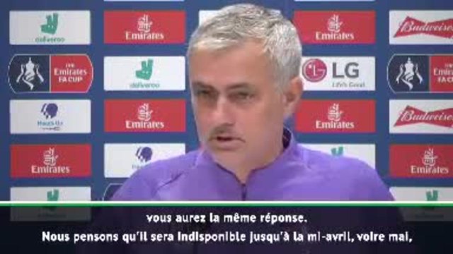 Tottenham - Mourinho ne veut plus parler de Kane