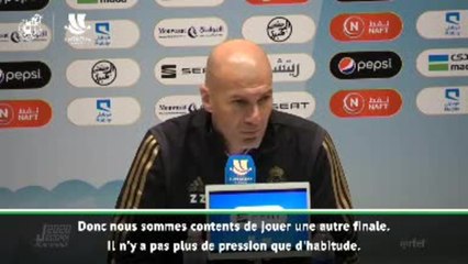 Finale - Zidane : "Nous sommes prêts à faire un grand match"