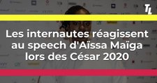 Les internautes réagissent au discours d'Aïssa Maïga lors des César 2020