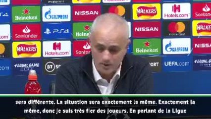 8es - Mourinho : "Très fier de mes joueurs"