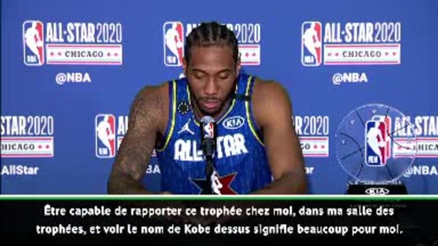 All-Star Game - Leonard : Kobe a été une grande inspiration dans ma vie