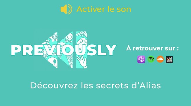 Alias se dévoile dans Previously, le podcast de Télé-Loisirs !