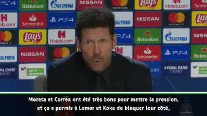 Ligue des Champions : 8es -  Simeone : "L'idée était de gagner"