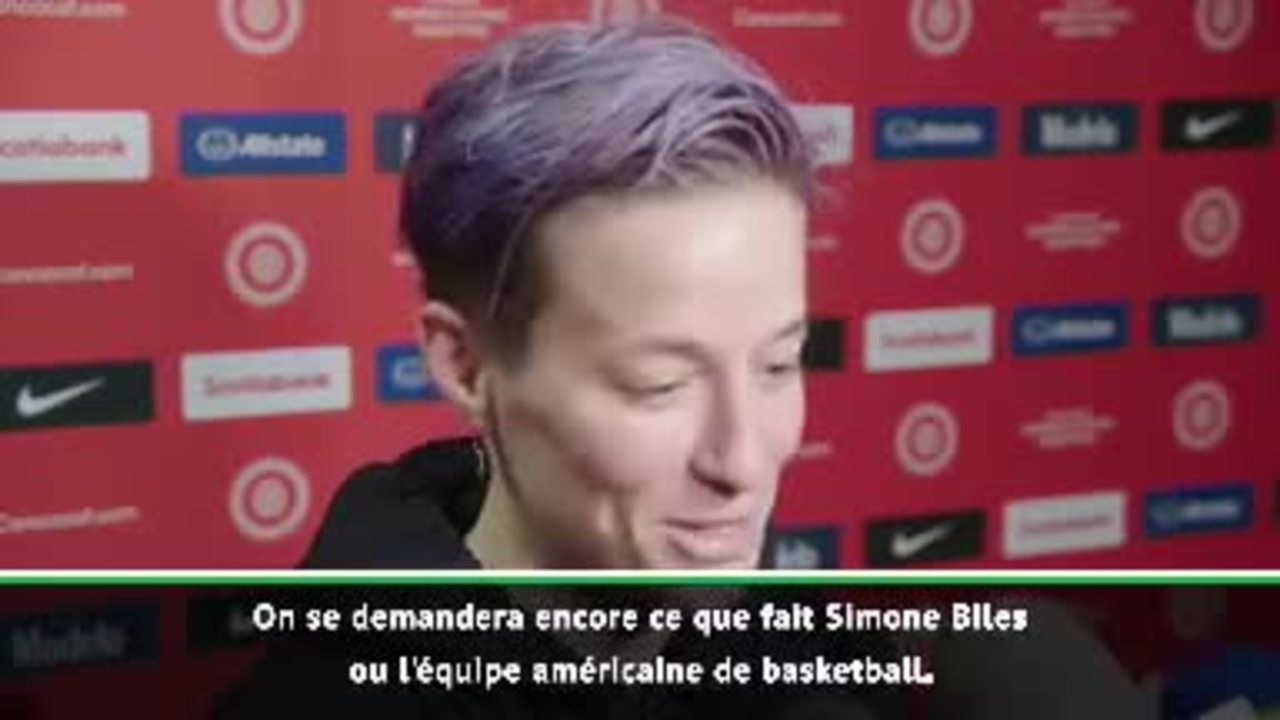 JO 2020 - Rapinoe : "Nous cherchons à nous racheter"