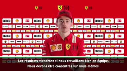 Ferrari - Leclerc : ''J'espère que cette année sera positive''