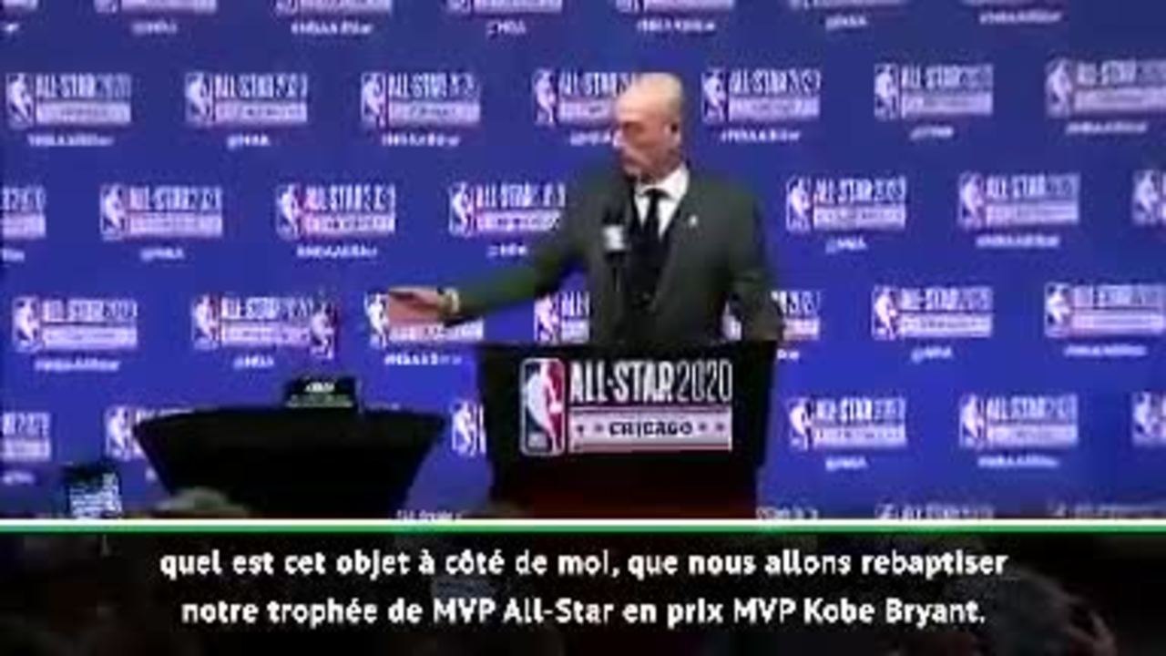 All-Star Game - Silver: "Nous allons rebaptiser notre trophée de MVP All-Star en prix MVP Kobe Bryant"