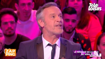 Jean-Michel Maire très ému de recevoir un message de sa fille dans TPMP