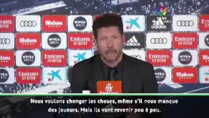 22e j. - Simeone : ''Nous sommes préoccupés''