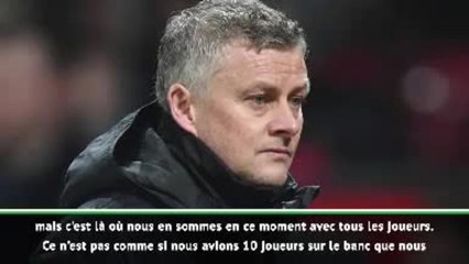 24e j. - Solskjaer : "Nous devons nous renforcer"