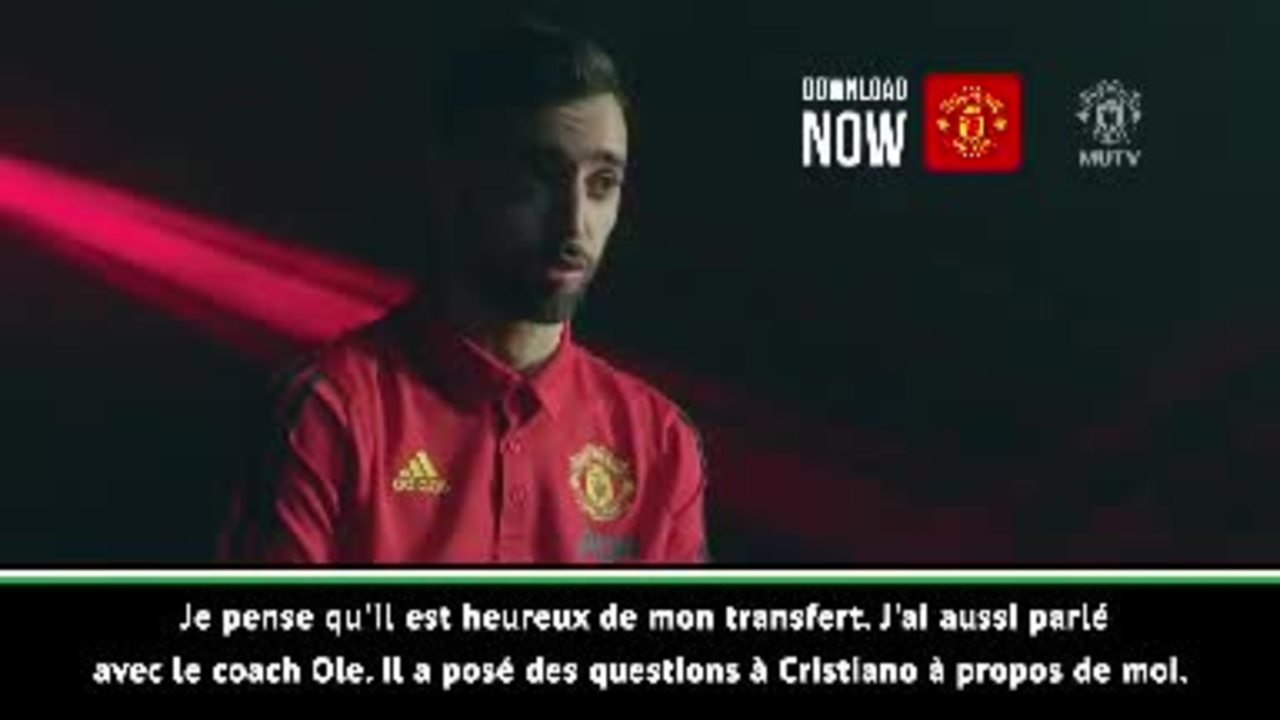 Manchester United - Bruno Fernandes : "Je veux suivre les traces de Cristiano Ronaldo"