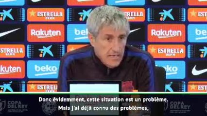 Barça - Setién : "J'avais placé beaucoup d'espoir en Dembélé"