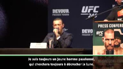 UFC 246 - McGregor ''Je suis plus mature et plus expérimenté''