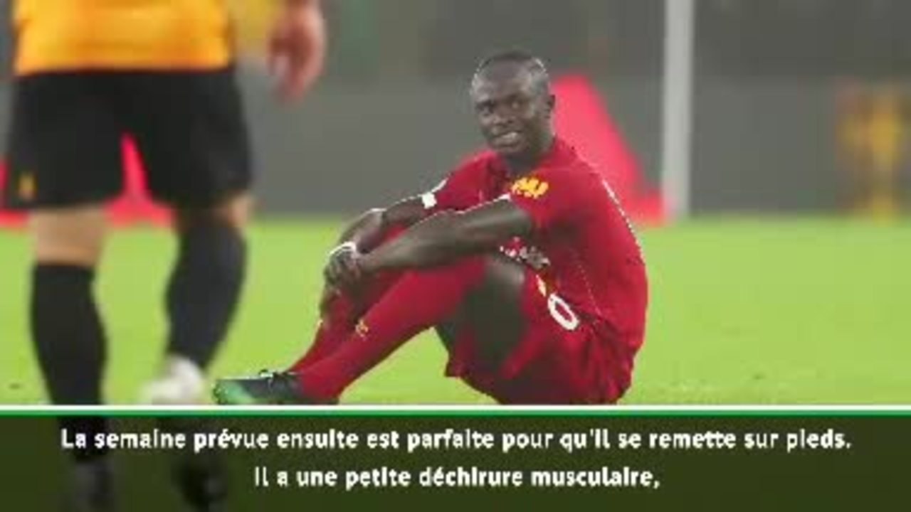 18e j. (en retard) - Klopp confirme l'absence de Mané