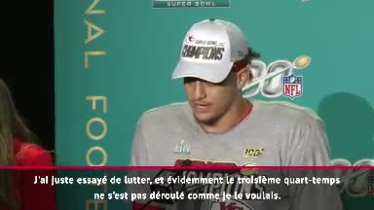 Super Bowl LIV - Mahomes : "Les gars ont cru en moi"
