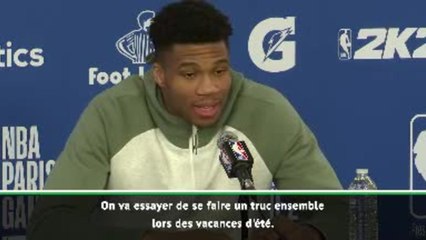Paris Game - Giannis : ''Voir Neymar et Mbappé dans la salle, c'est dingue''
