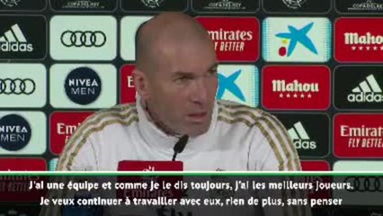 Real - Zidane : "J'ai les meilleurs joueurs"
