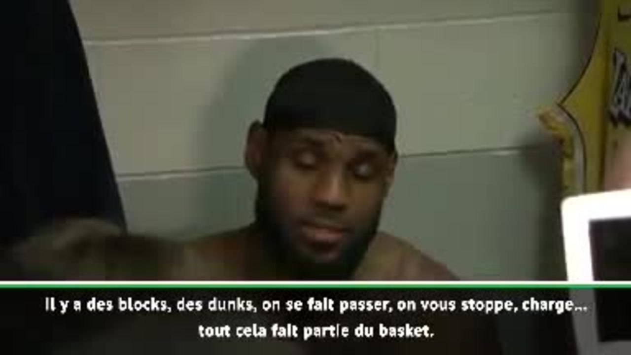 Lakers - LeBron : "Ce n’est pas la première fois que l’on me dunk dessus"