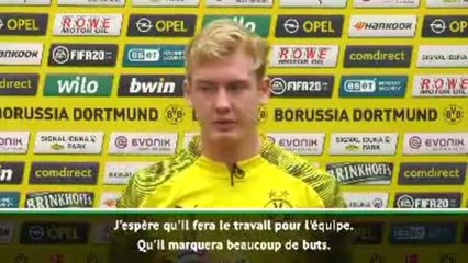 Dortmund - Brandt : "Il faut donner du temps à Haaland"