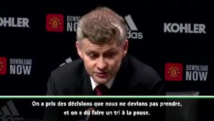 League Cup - Solskjaer : "Du premier but à la pause, c'est la pire prestation jamais joué"