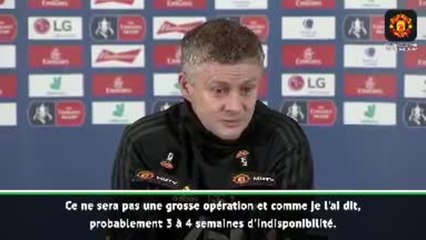 Man United - Solskjaer : ''3 à 4 semaines d'indisponibilité pour Pogba''