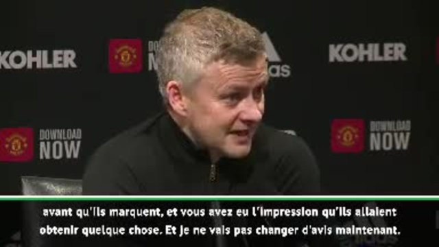 17e j. - Solskjaer : Nous sommes sur la bonne voie