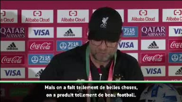 Finale - Klopp : ''Tellement de respect pour mes joueurs''