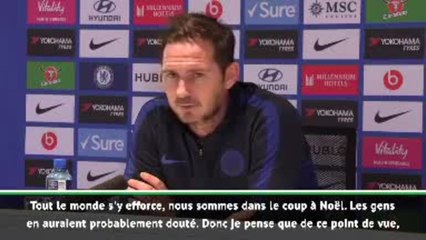 19e j. - Lampard:"Nous sommes toujours dans le coup à Noël"