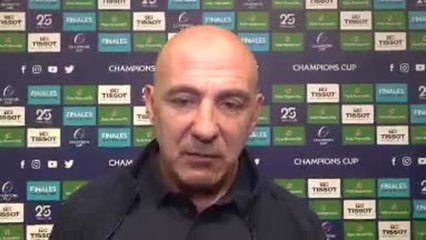 Champions Cup : 4e j. - Travers : "Contre le Munster, ça sera un 8ème de finale"