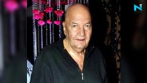 Actor Prem Chopra and wife hospitalised after testing positive for COVID-19