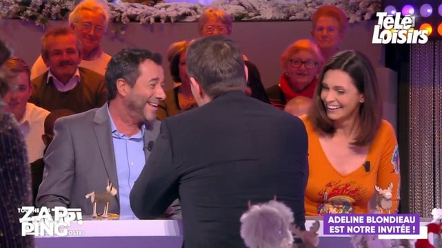 Il s'est fait mordre la langue ! Adeline Blondieau dévoile un secret de tournage avec Bernard Montiel !