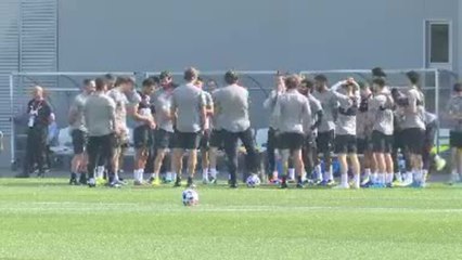 CdM Clubs - Van Dijk à l'entraînement à la veille de la finale