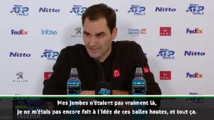 Masters - Federer: "Je suis très déçu aujourd'hui"