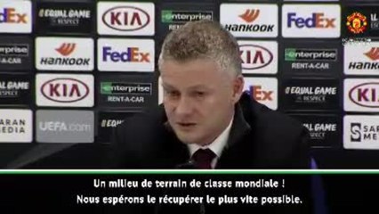 Man United - Solskjær : "Récupérer Pogba le plus vite possible"