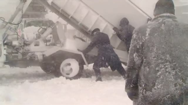 La nieve cubre la costa este de Estados Unidos