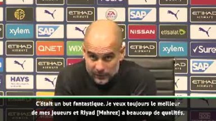 13e j. - Guardiola applaudit le but de Mahrez