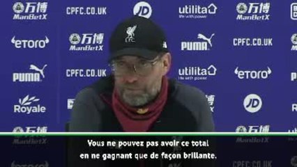 FOOTBALL : Premier League : 13e j - Klopp: "37 points en 13 matches est exceptionnel"