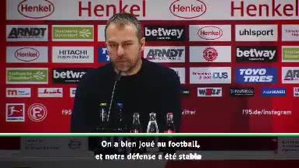 12e j. - Flick: "Très satisfait de notre première période"