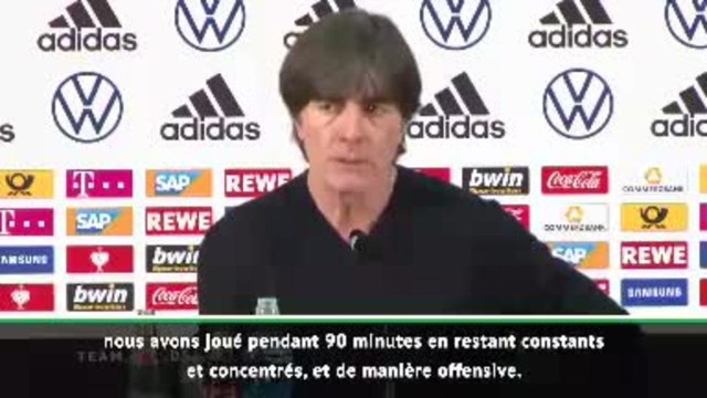 Allemagne - Löw : Récompensés de nos efforts