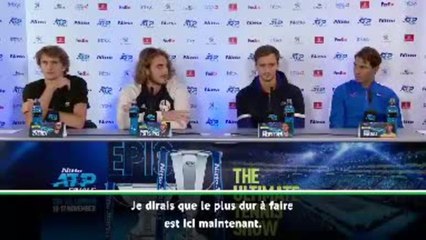 ATP Finals - Tsitsipas: "Incroyable de faire partie d'un événement aussi prestigieux"