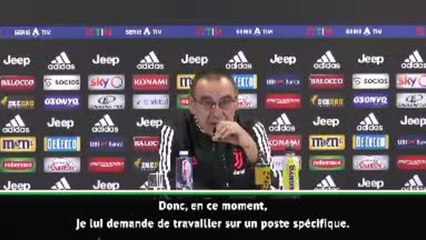 12e j. - Sarri : "Dans le futur, je vois plus Rabiot comme un meneur de jeu reculé"