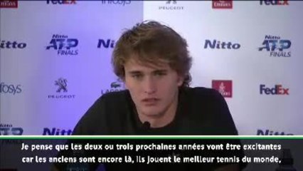 ATP Finals - Zverev: "Les jeunes sont en train de progresser très vite"