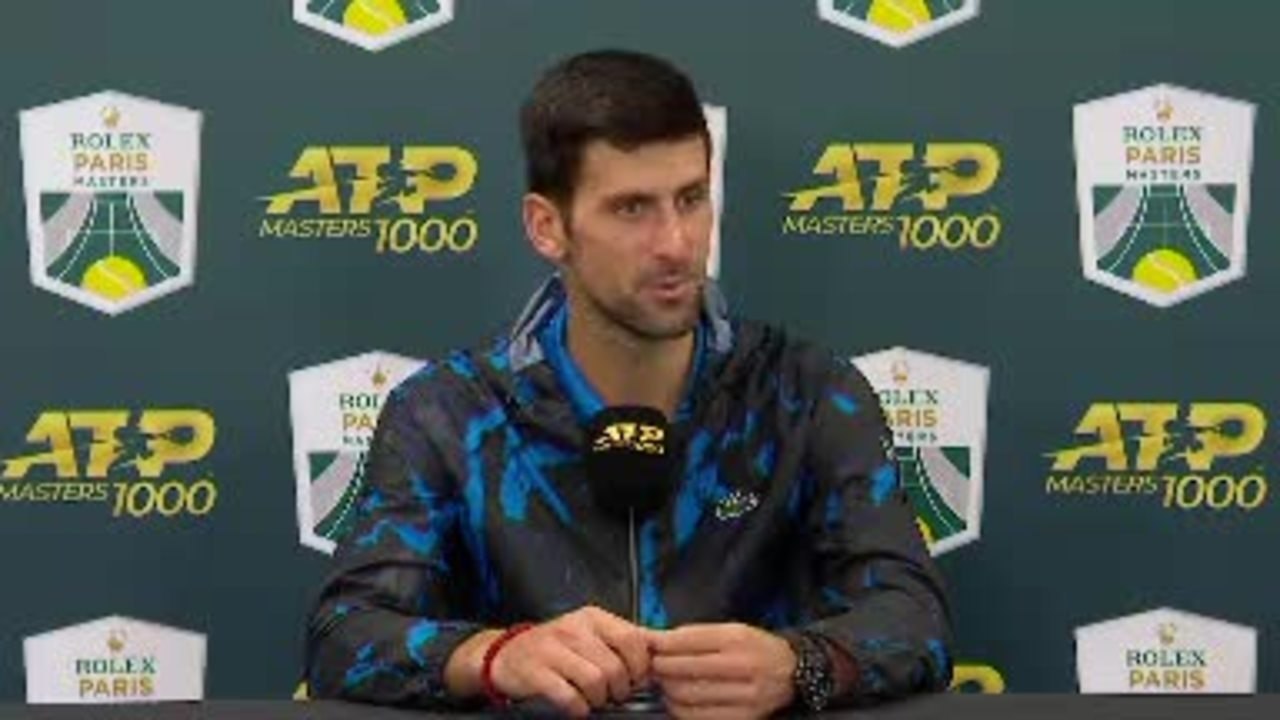 Rolex Paris Masters - Djokovic : "Je me sens bien à Paris"