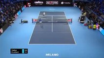 Masters Next Gen - Le coup de squash fabuleux de Tiafoe contre Humbert
