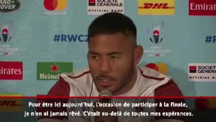 Finale - Tuilagi : "Je me sens très chanceux d'être ici"