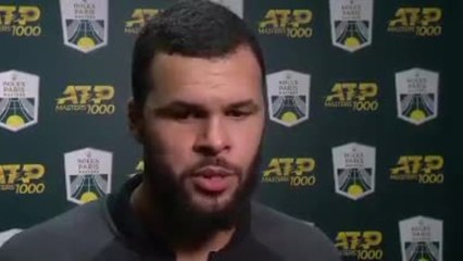 Rolex Paris Masters - Tsonga : "J'ai été courageux"