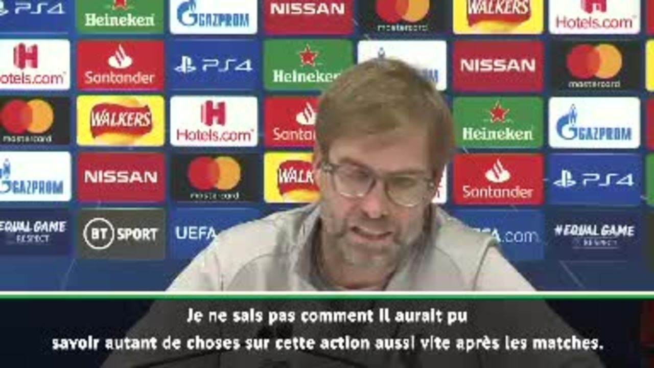 12e j. - Klopp répond à Guardiola : ''Mané n'est pas un plongeur !''