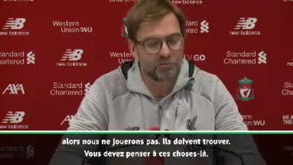 League Cup - Klopp menace de boycotter les quarts