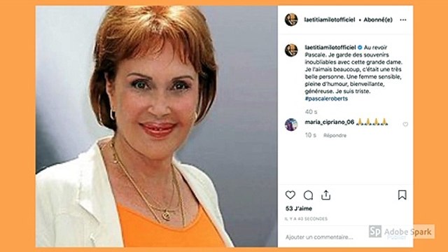 Mort de Pascale Roberts : les hommages de Laetitia Milot, Nadège Beausson-Diagne et des fans de Plus belle la vie