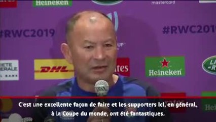 Finale - Jones : " Avec le Brexit, le pays a probablement besoin de quelque chose pour se réjouir"
